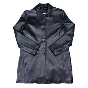 VTG Worthington Genuine Lambskin Leather Jacket Women's Large Grunge Weathered